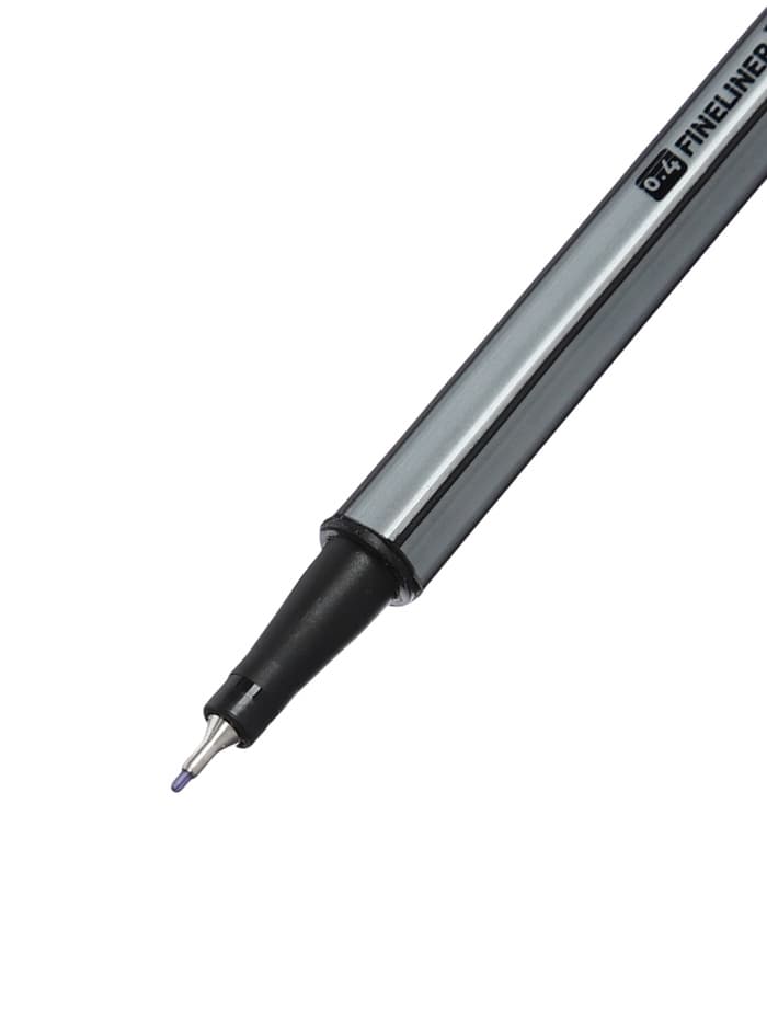 Ручка капиллярная BrunoVisconti. Basic FINELINER, синий стержень, узел 0.4 мм