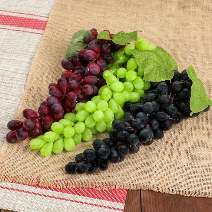 Муляж «Виноград», h=31 см, 85 ягод, матовый МИКС
