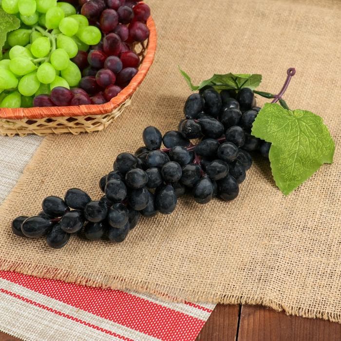 Муляж «Виноград», h=31 см, 85 ягод, матовый МИКС