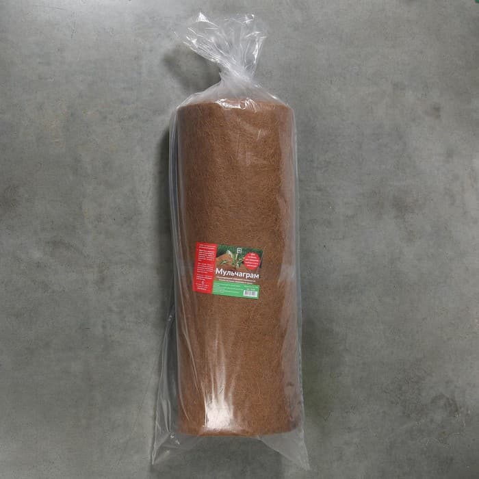 Мульча кокосовая в рулоне, 10×1 м, Greengo