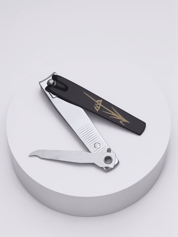 Кусачки - книпсер педикюрные, с пилкой, 8 см, МИКС