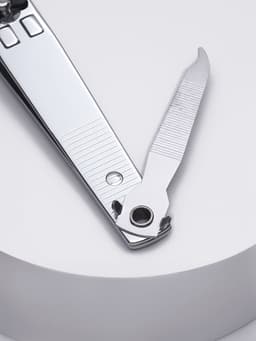 Кусачки - книпсер педикюрные, с пилкой, 8 см, МИКС