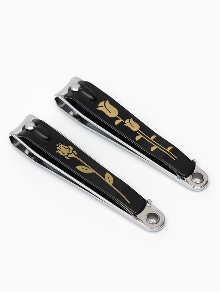 Кусачки - книпсер педикюрные, с пилкой, 8 см, МИКС