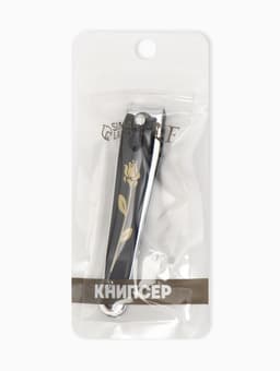 Кусачки - книпсер педикюрные, с пилкой, 8 см, МИКС