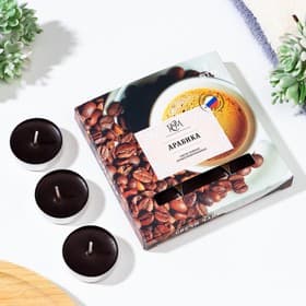 Набор свечей ароматических чайных «Арабика», 10 г, 9 шт.