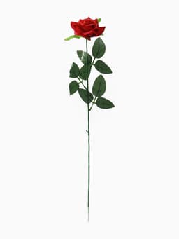 Цветы искусственные «Роза», h=56 см, d=8.5 см, красные
