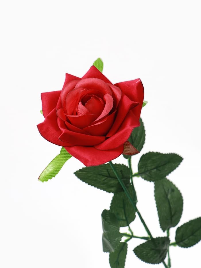 Цветы искусственные «Роза», h=56 см, d=8.5 см, красные
