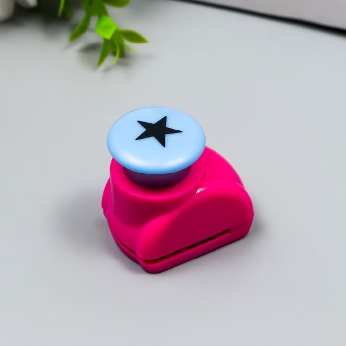 Набор фигурных дыроколов в сундучке (набор 8 шт.), 17×19×4.5 см, МИКС