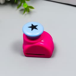 Набор фигурных дыроколов в сундучке (набор 8 шт.), 17×19×4.5 см, МИКС