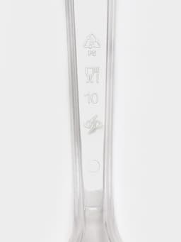 Ложка одноразовая для фуршета «Премиум», 18 см, пластик, прозрачная