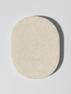 Спонж для умывания «Умывашка», 11×8×2 см, бежевый