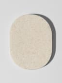 Спонж для умывания «Умывашка», 11×8×2 см, бежевый