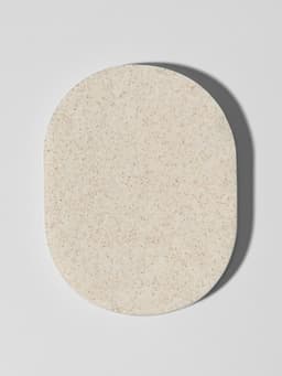 Спонж для умывания «Умывашка», 11×8×2 см, бежевый