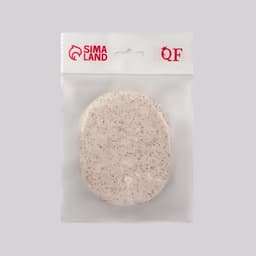 Спонж для умывания «Умывашка», 11×8×2 см, бежевый