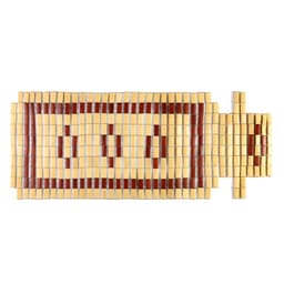 Накидка-массажер TORSO, на сиденье с капюшоном, 43×115 см, бамбук, бежевый