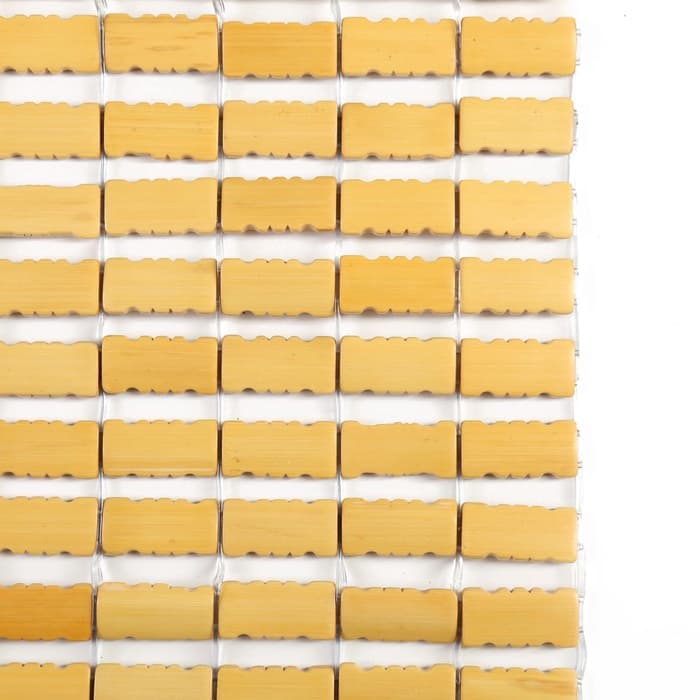 Накидка-массажер TORSO, на сиденье с капюшоном, 43×109 см, бамбук, бежевый