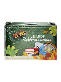 Набор первоклассника, 42 предмета, Calligrata «Классический», в картонной коробке