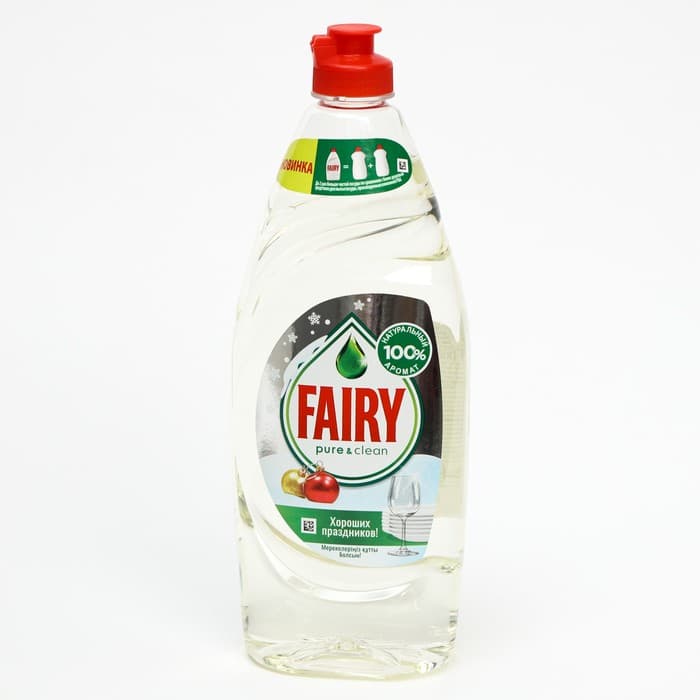 Средство для мытья посуды "Fairy Pure & Clean", 650 мл