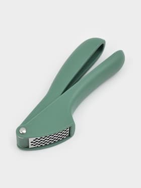 Пресс для чеснока Доляна «Уточка», 16 см, зелёный