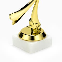 Кубок, наградная фигура «Танцор», подставка камень, 18×7×5 см