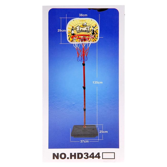 Баскетбольный набор «Штрафной бросок», напольный, с мячом, 6+