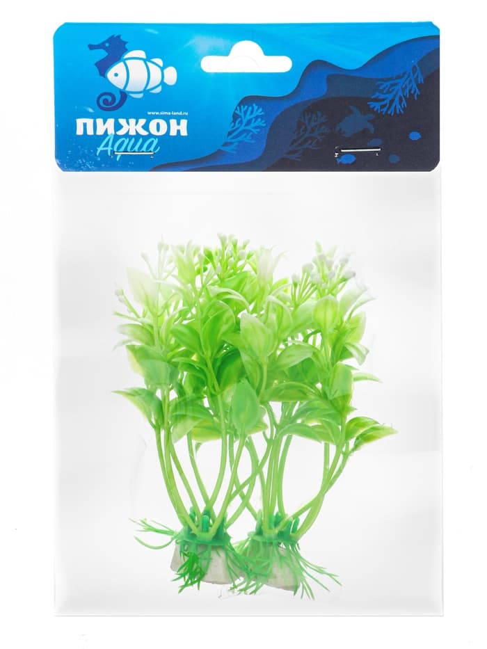 Набор растений искусственных для аквариума, 12 см, 2 шт.