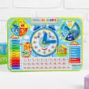 Календарь обучающий WoodLand Toys «Детский», с часами, из дерева