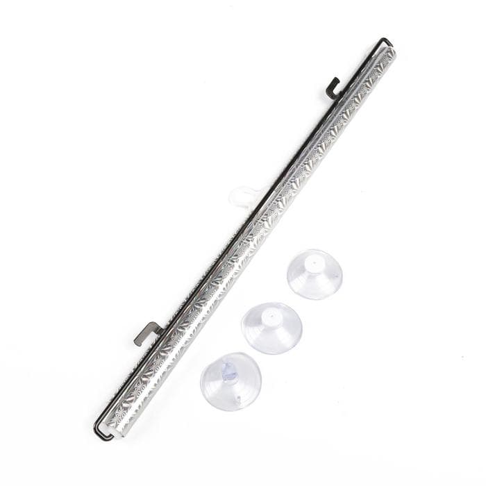 Автомобильная шторка на стекло, солнцезащитная, раздвижная, рулон, 50×125 см, цвет хром