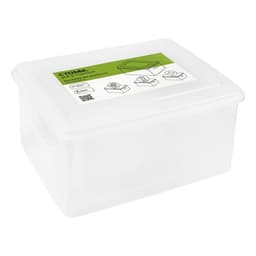 Контейнер для документов Стамм А4, 260×330×160 мм, пластик, прозрачный, вместительный корпус