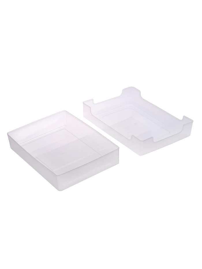 Контейнер для документов Стамм А4, 245×330×63 мм, пластик, прозрачный, прочный, вместительный