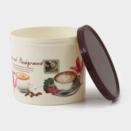 Контейнеры для хранения сыпучих Доляна, набор 6 шт.: 0.15 л, 0.3 л, 0.4 л, 0.5 л, 0.8 л, 1 л, пластик, рисунок МИКС