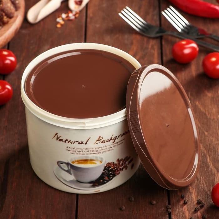 Контейнеры для хранения сыпучих Доляна, набор 6 шт.: 0.15 л, 0.3 л, 0.4 л, 0.5 л, 0.8 л, 1 л, пластик, рисунок МИКС