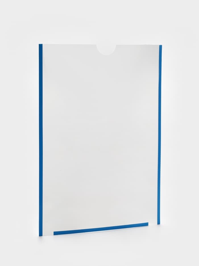 Карман плоский А4, 22.3×0.2×31 см, с двухсторонним скотчем для крепления ПЭТ 0.7 мм В ЗАЩИТНОЙ ПЛЁНКЕ