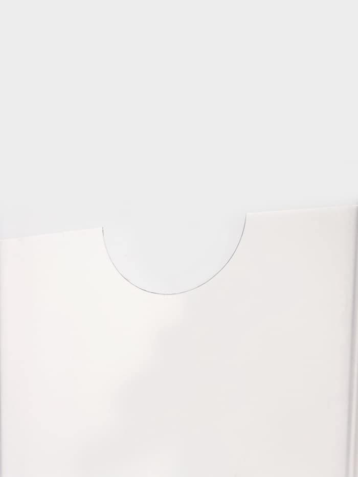 Карман плоский А4, 22.3×0.2×31 см, с двухсторонним скотчем для крепления ПЭТ 0.7 мм В ЗАЩИТНОЙ ПЛЁНКЕ