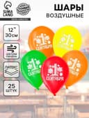 Воздушные шары латексные 12" «С 1 сентября», 25 шт.