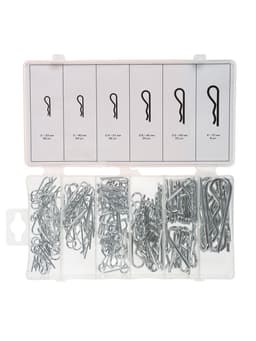 Набор шплинтов с фиксацией ТУНДРА krep, 150 предметов