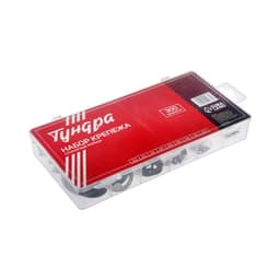 Набор стопорных колец d=1.5-22 мм ТУНДРА krep, 300 предметов