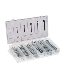 Набор шплинтов ТУНДРА krep, 144 предмета