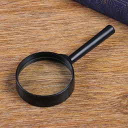 Лупа классическая 6х Мастер К, d=5 см, чёрная