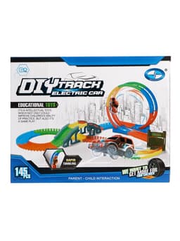 Автотрек «Магический Трек», гибкий, светится в темноте, 132/145 детали, мёртвая петля, МИКС