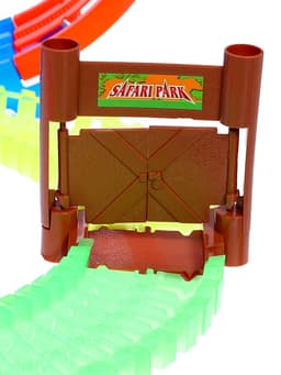 Автотрек «Магический Трек», гибкий, светится в темноте, 132/145 детали, мёртвая петля, МИКС