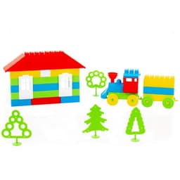 Конструктор «Строитель средний», 95 деталей