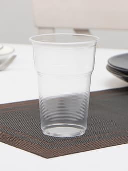 Стакан одноразовый «Факел», 500 мл, пластик, d=9.5 см, прозрачный