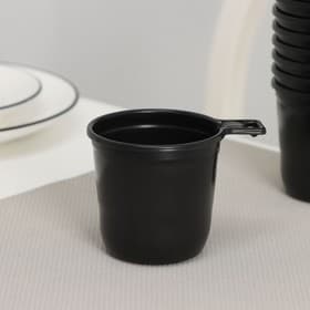 Чашка кофейная одноразовая, 200 мл, пластик, МИКС