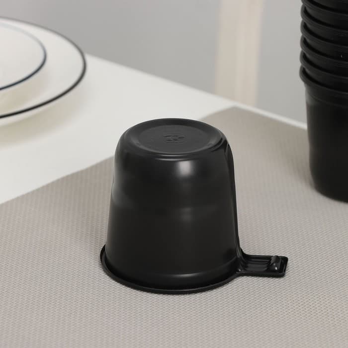 Чашка кофейная одноразовая, 200 мл, пластик, МИКС