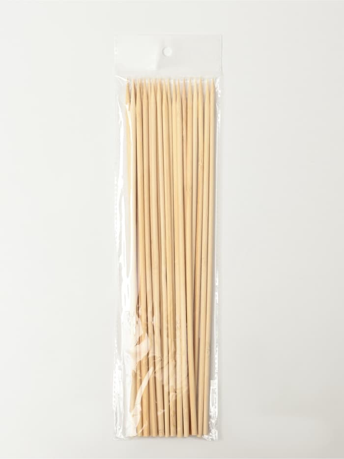 Палочки-дюбели для кондитерских изделий Доляна, 30 см, d=5 мм, набор 20 шт., бамбук