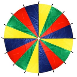 Парашют 16 секторов, 4 цвета, d=3 м, цвета МИКС