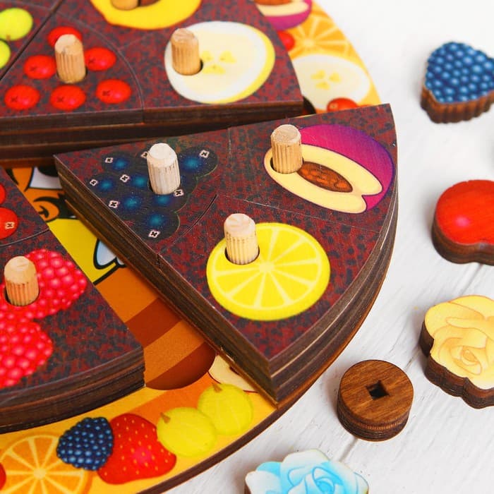 Развивающая игра «Торт» 54 элемента, 5 слоёв