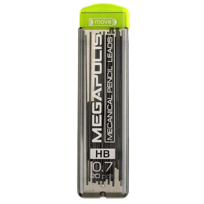 Набор грифелей для механических карандашей ErichKrause. Megapolis Concept, 20 штук, узел 0.7 мм, НВ