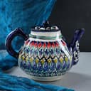 Чайник заварочный Риштанская Керамика «Узоры», 1.6 л, МИКС